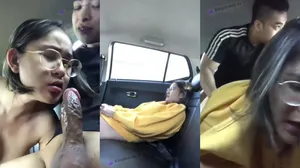 Kak Cindy Diewe Koko di Mobil